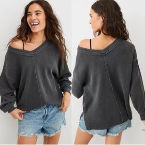Aerie V-Neck Sweater